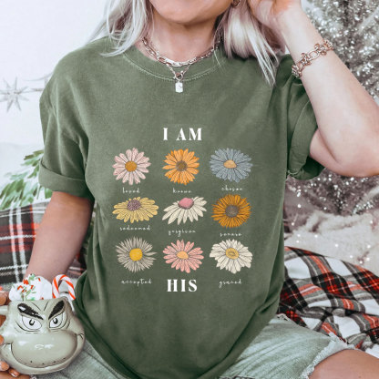 I Am His Christian Washed T-Shirt
