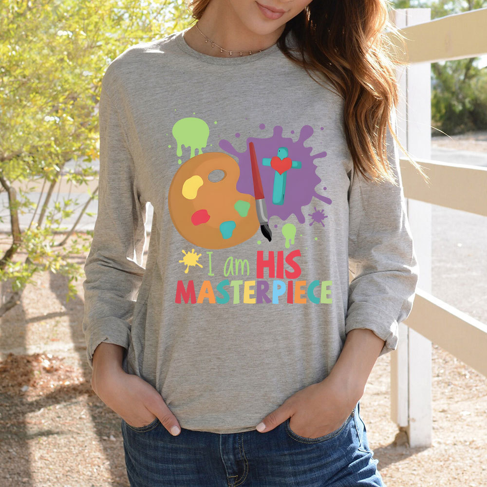 I Am His Masterpiece Long Sleeve T-Shirt