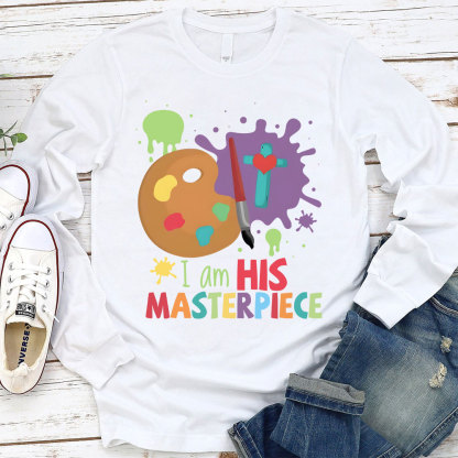 I Am His Masterpiece Long Sleeve T-Shirt