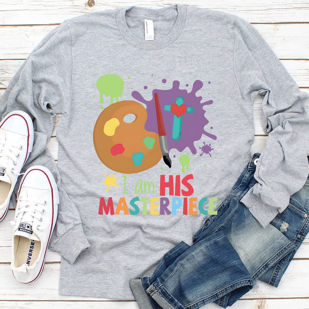 I Am His Masterpiece Long Sleeve T-Shirt