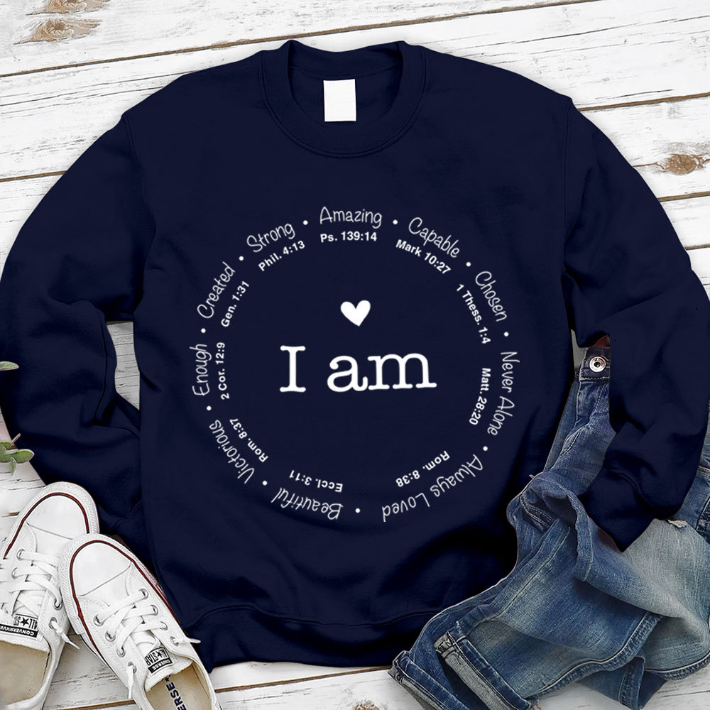I Am Inspiration Christian Sweatshirt