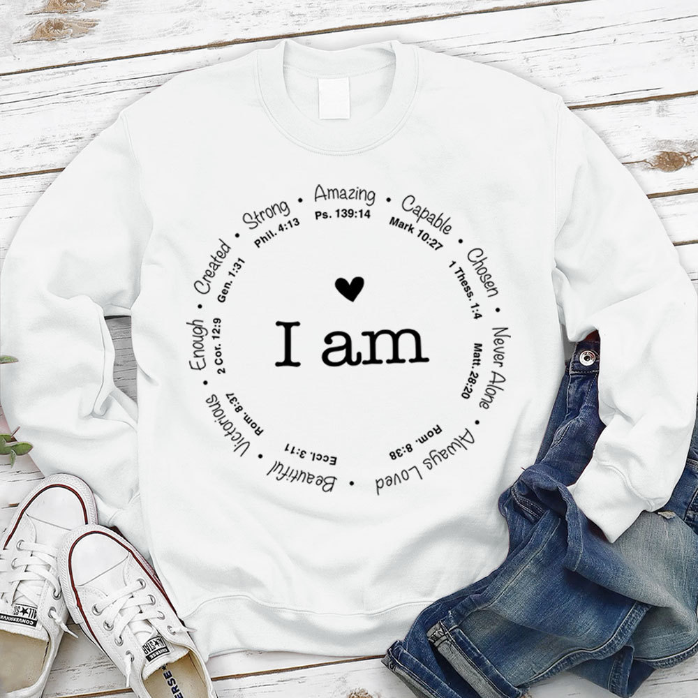 I Am Inspiration Christian Sweatshirt