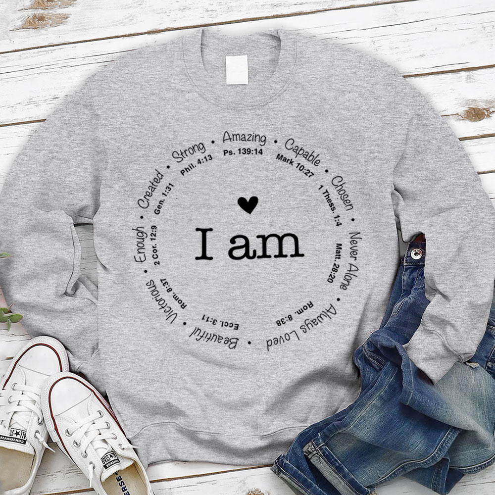 I Am Inspiration Christian Sweatshirt