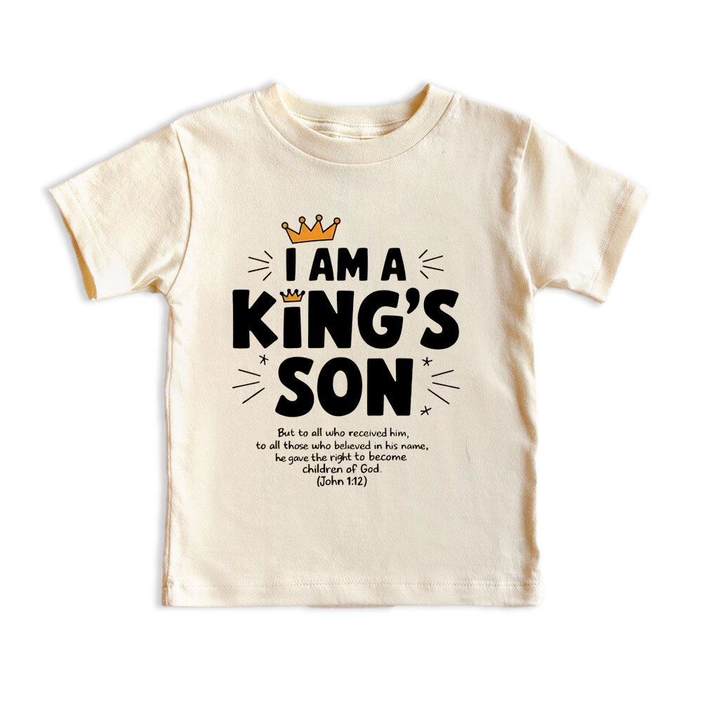 I Am King's Son Christian Kid T-Shirt