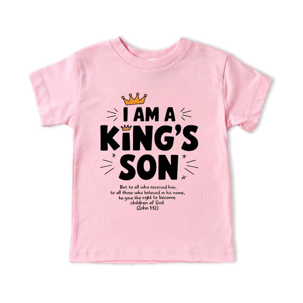 I Am King's Son Christian Kid T-Shirt