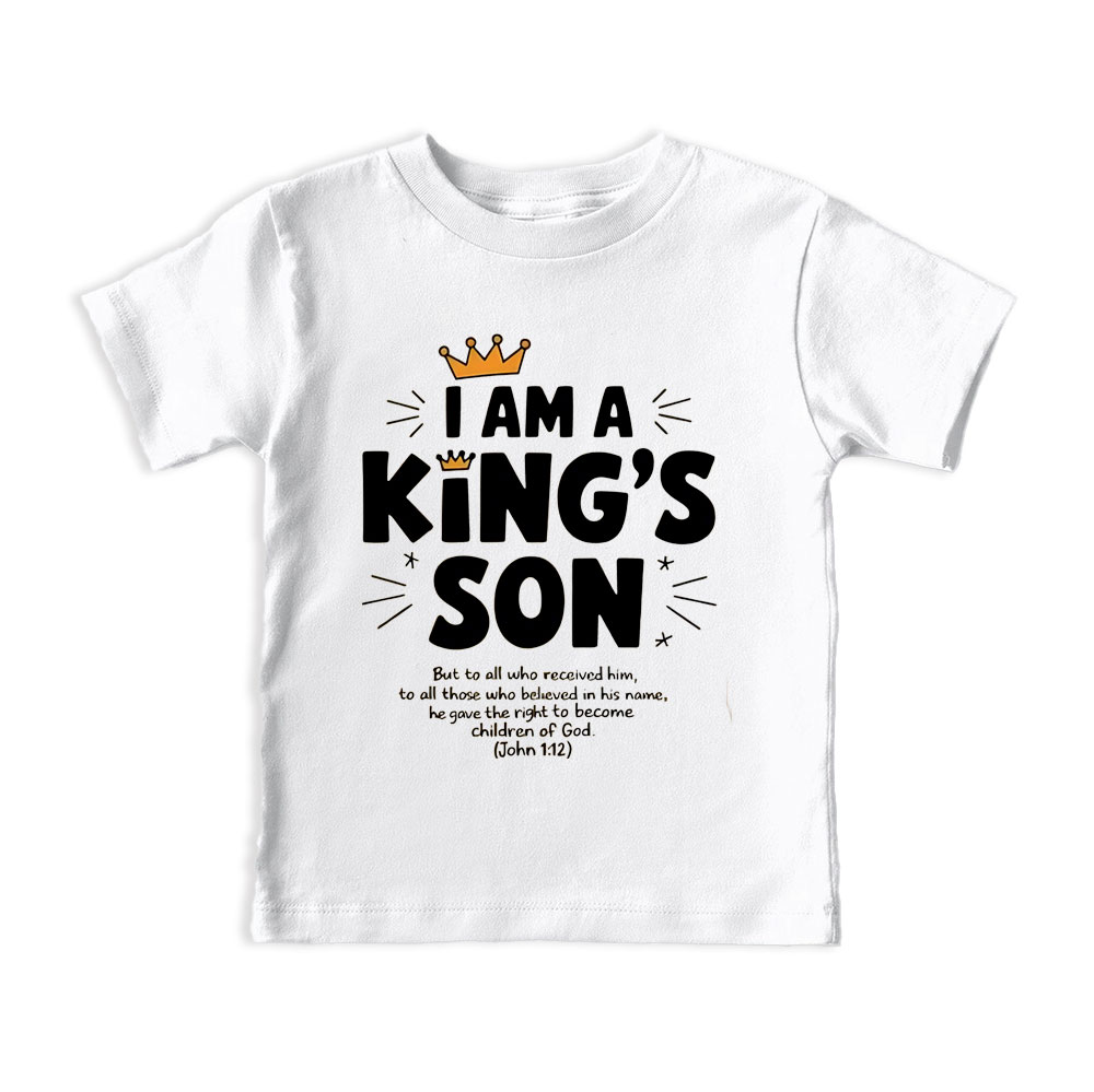 I Am King's Son Christian Kid T-Shirt