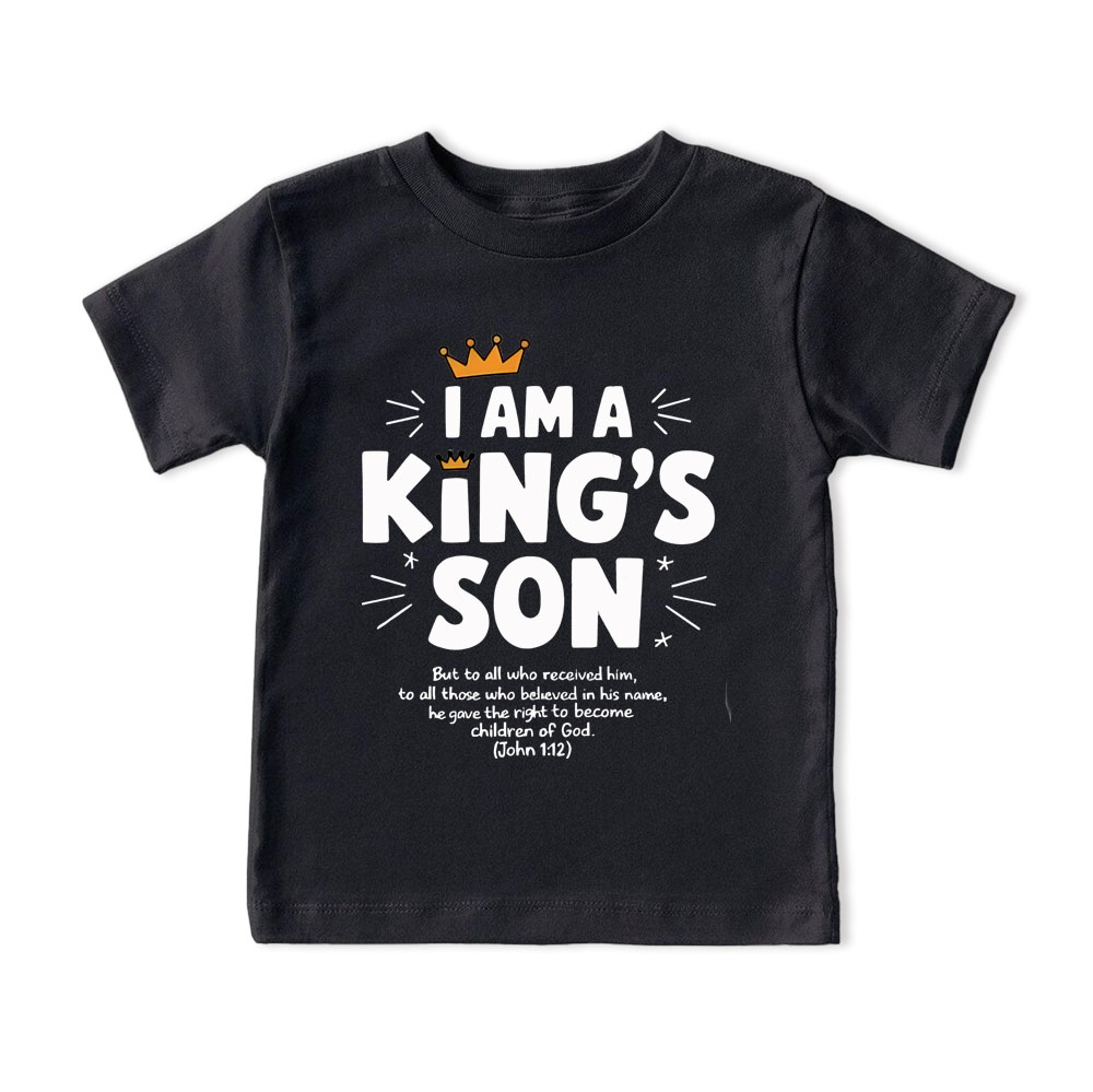 I Am King's Son Christian Kid T-Shirt