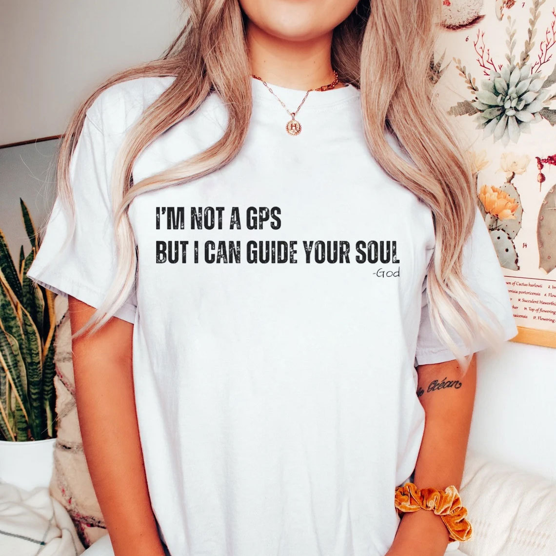 I Am Not A GPS But I Can Guide Your Soul Christian T-Shirt