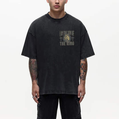 I Am Son Of The King Christian Washed T-Shirt