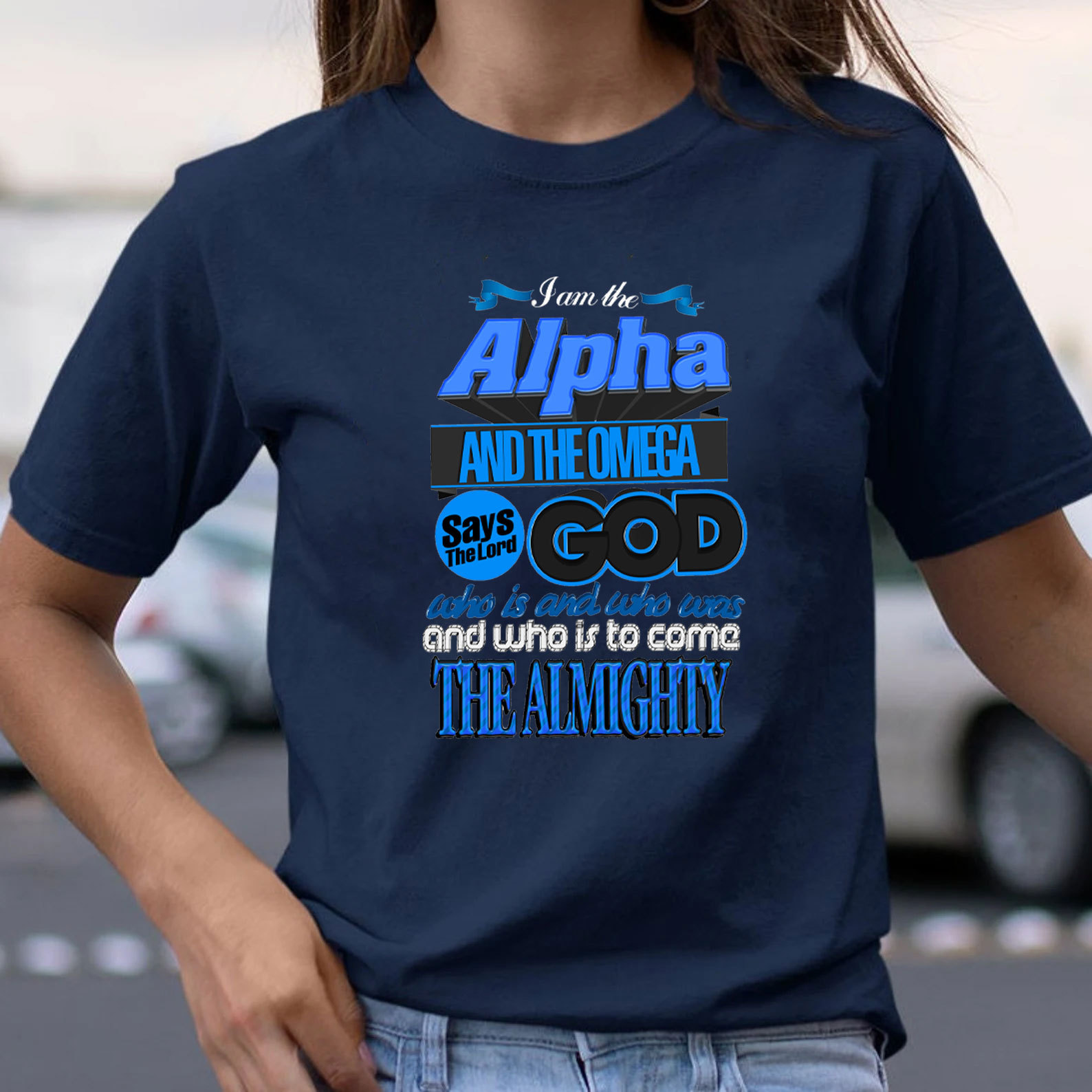 I Am The Alpha And The Omega Revelation 18 Christian T-Shirt