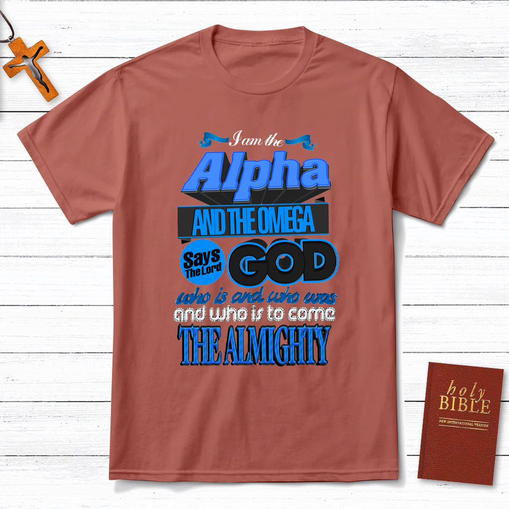 I Am The Alpha And The Omega Revelation 18 Christian T-Shirt