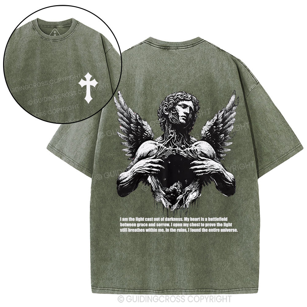 New-Sample Christian Washed T-Shirt Sale - GuidingCross