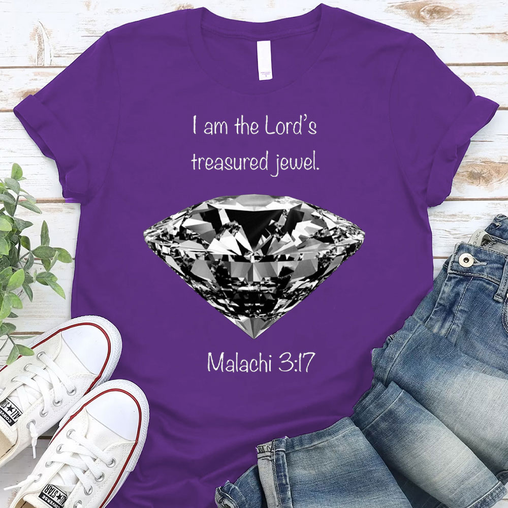 I Am The Lords Treasured Jewel Malachi 3:17 Christian T-Shirt