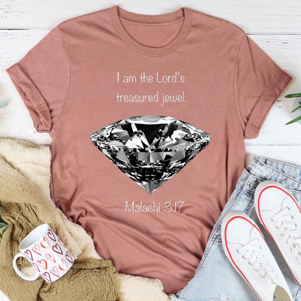 I Am The Lords Treasured Jewel Malachi 3:17 Christian T-Shirt