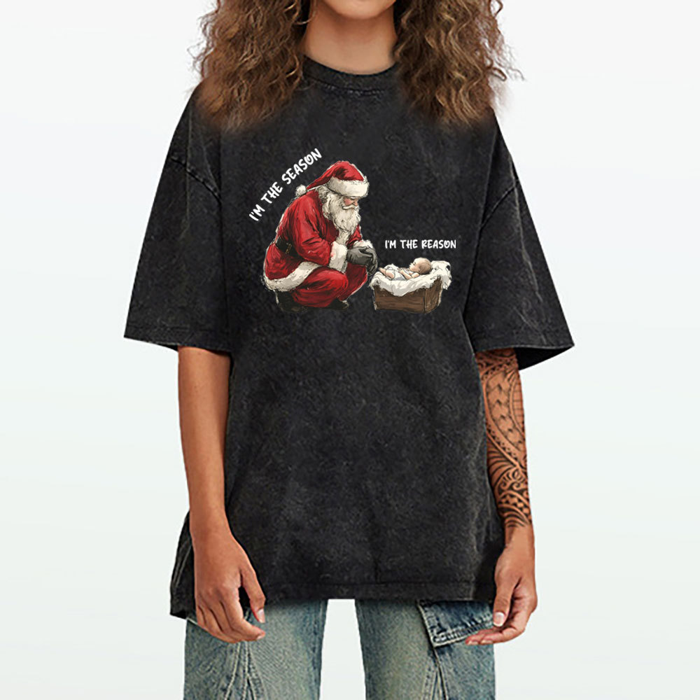 I Am The Reason Christian Washed T-Shirt