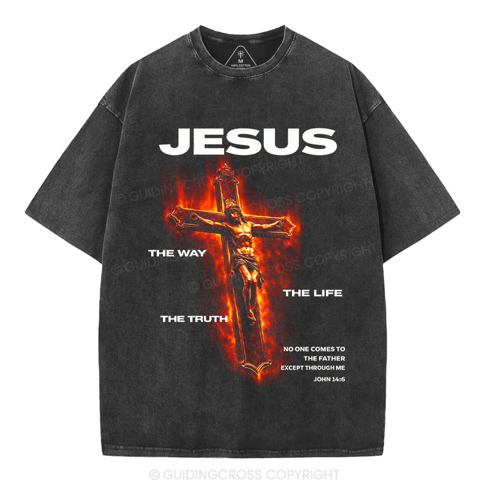 New-Sample Christian Washed T-Shirt Sale - GuidingCross