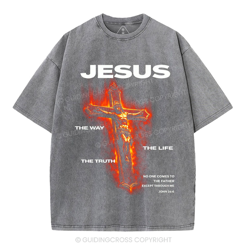 I Am The Way Christian Washed T-Shirt