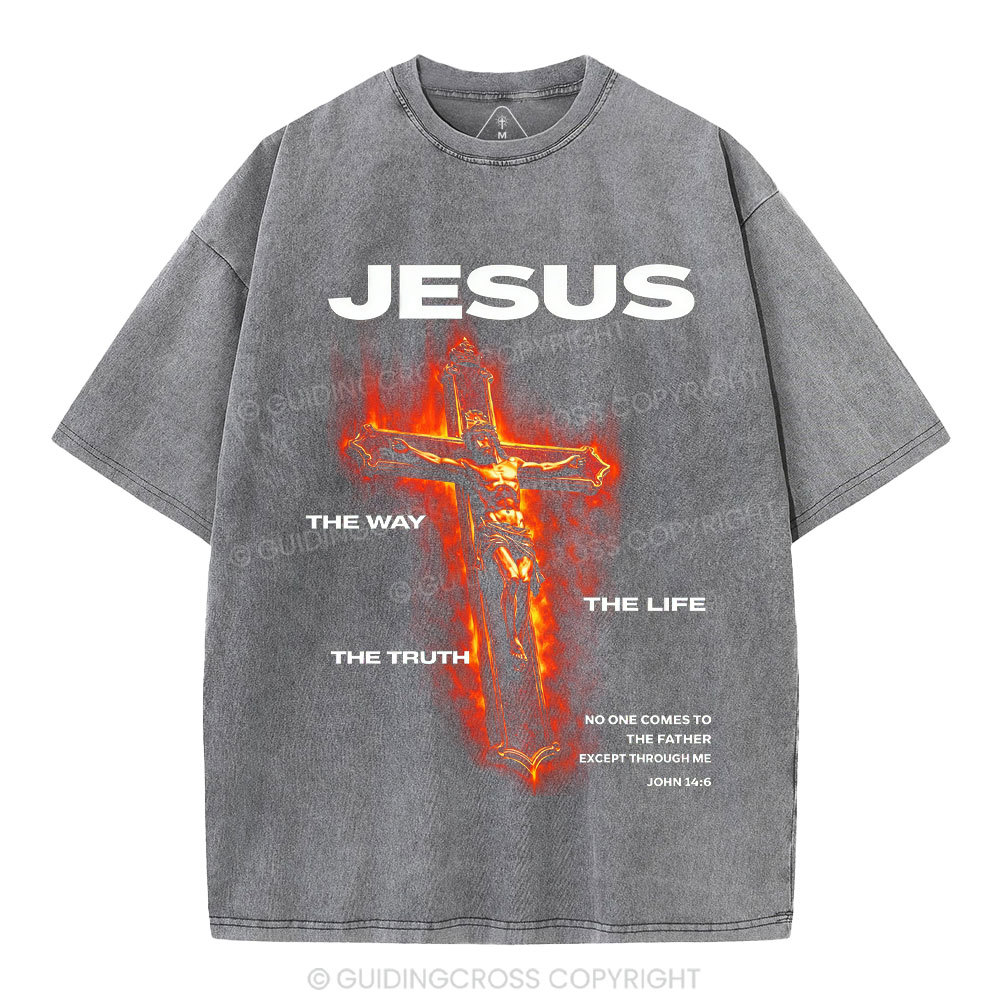 I Am The Way Christian Washed T-Shirt