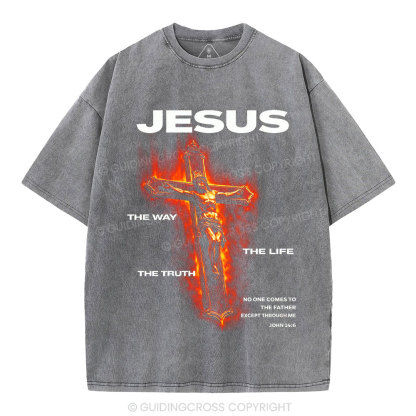 I Am The Way Christian Washed T-Shirt