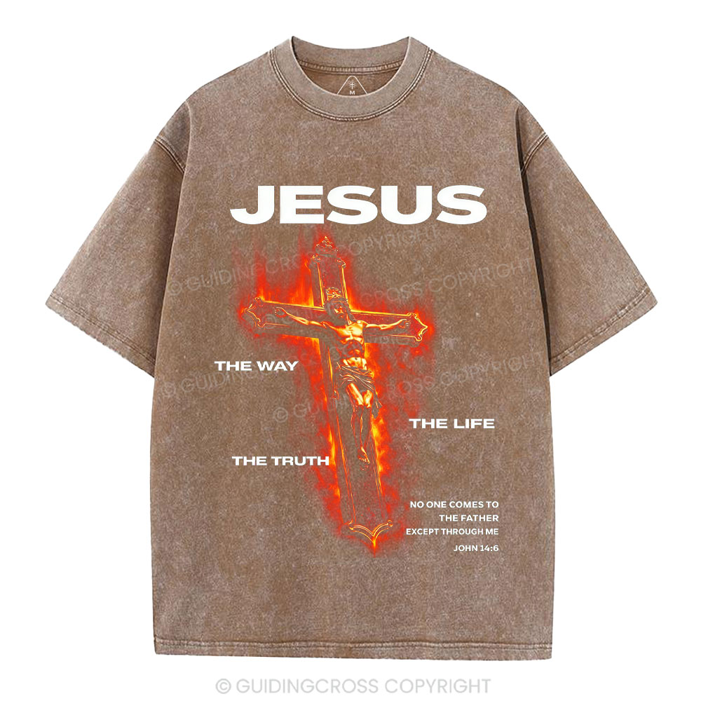 I Am The Way Christian Washed T-Shirt