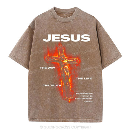 I Am The Way Christian Washed T-Shirt
