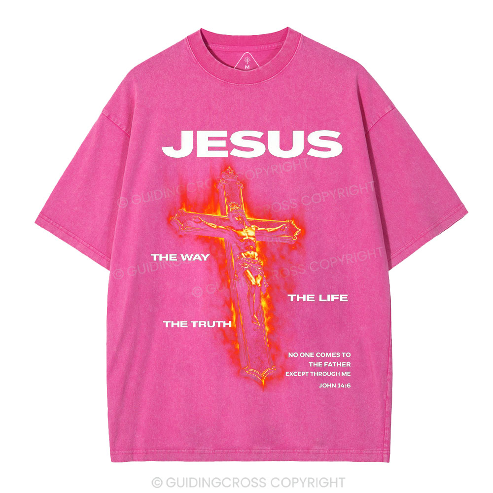 I Am The Way Christian Washed T-Shirt