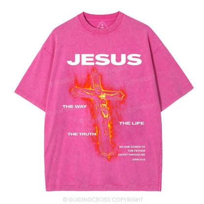 I Am The Way Christian Washed T-Shirt