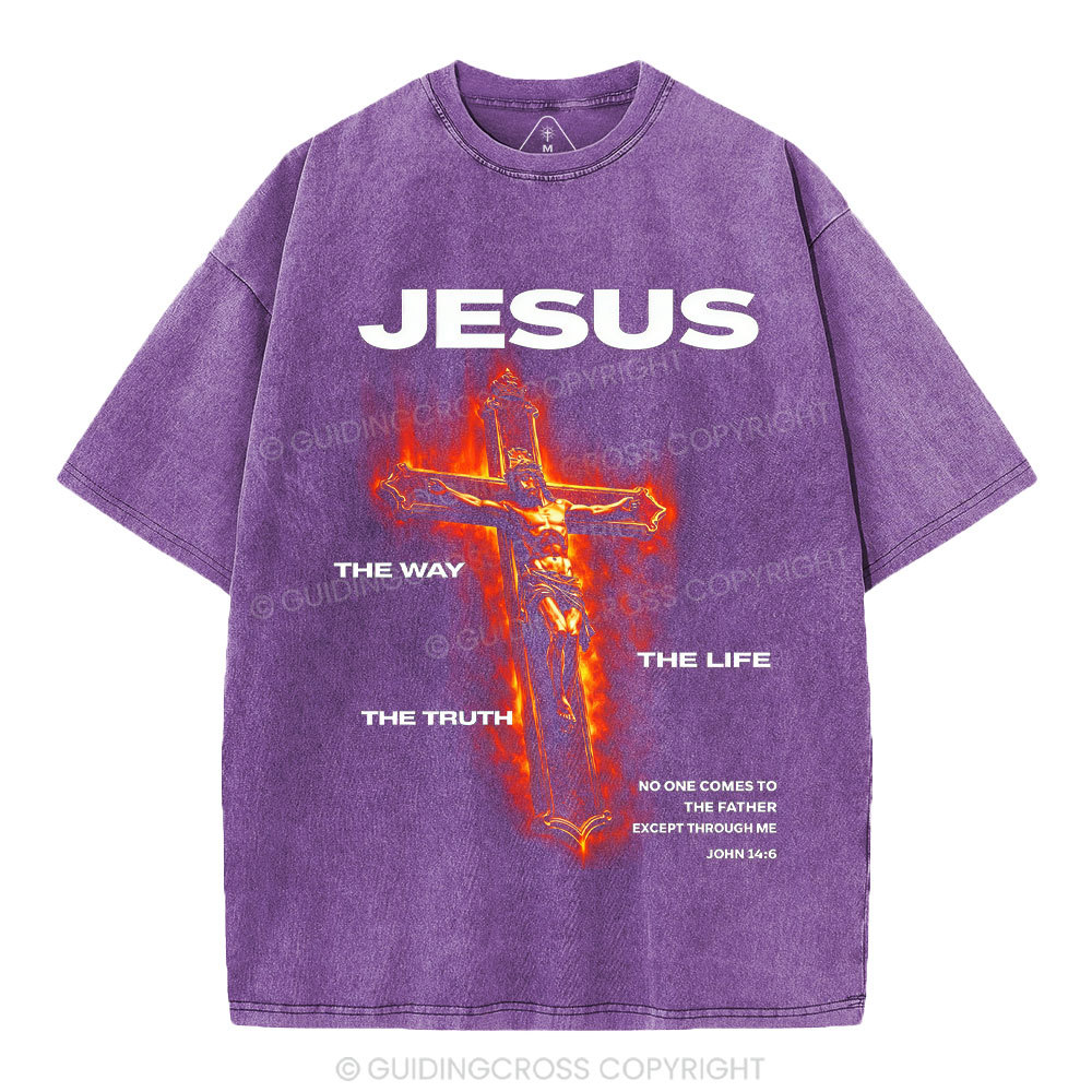 I Am The Way Christian Washed T-Shirt