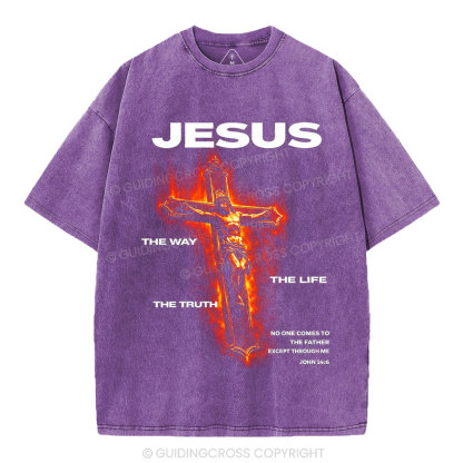 I Am The Way Christian Washed T-Shirt