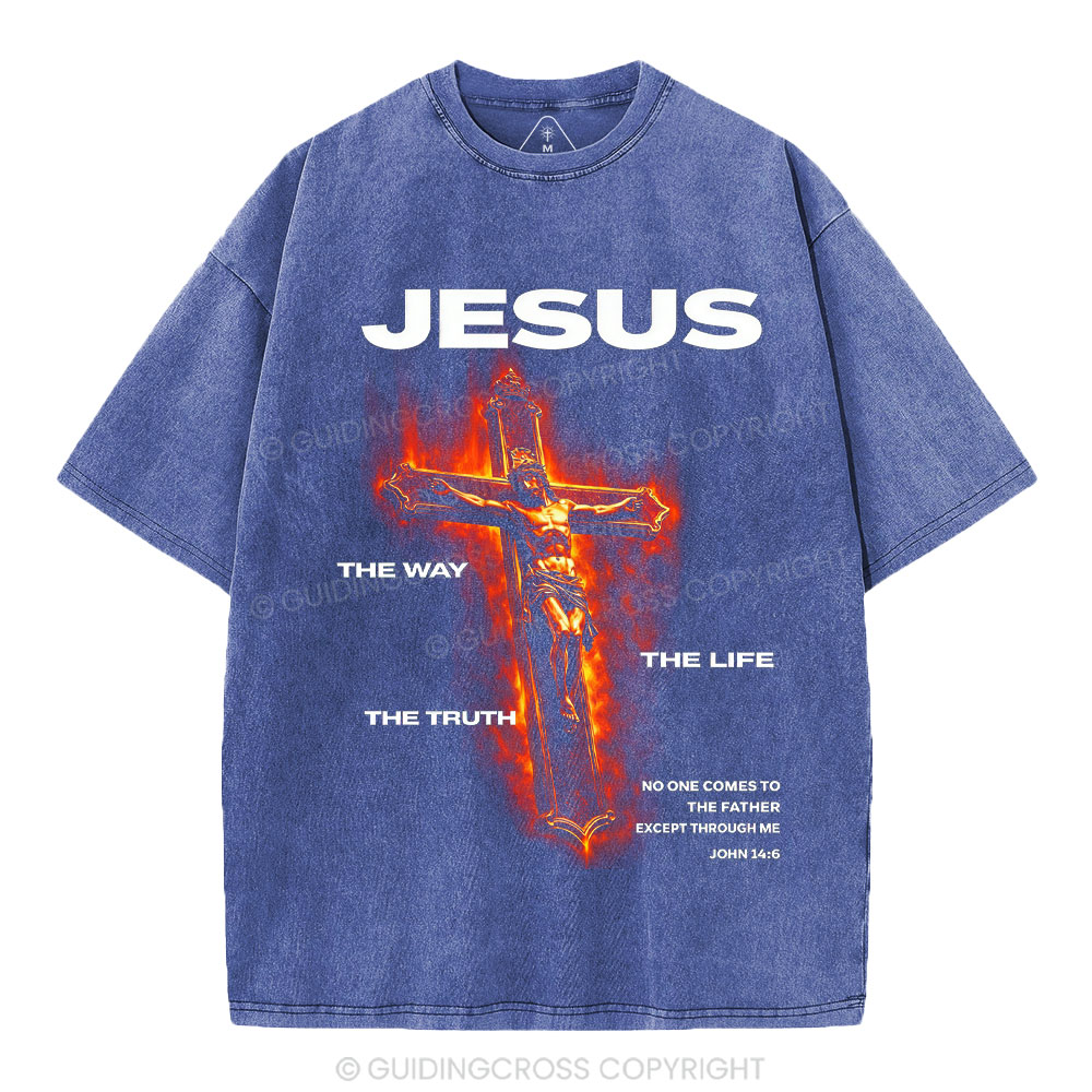 I Am The Way Christian Washed T-Shirt