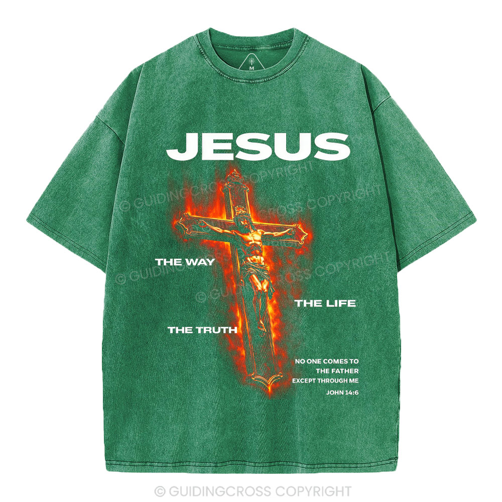 I Am The Way Christian Washed T-Shirt
