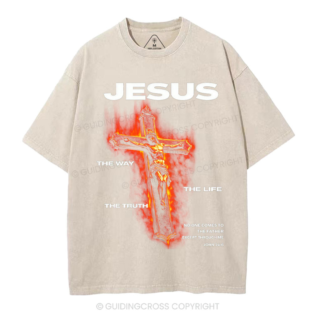 I Am The Way Christian Washed T-Shirt