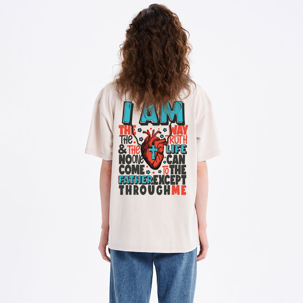 I Am The Way Christian Washed T-Shirt