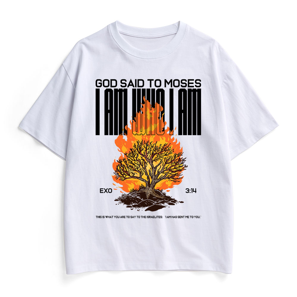 I Am Who I Am Christian Heavy Cotton T-Shirt