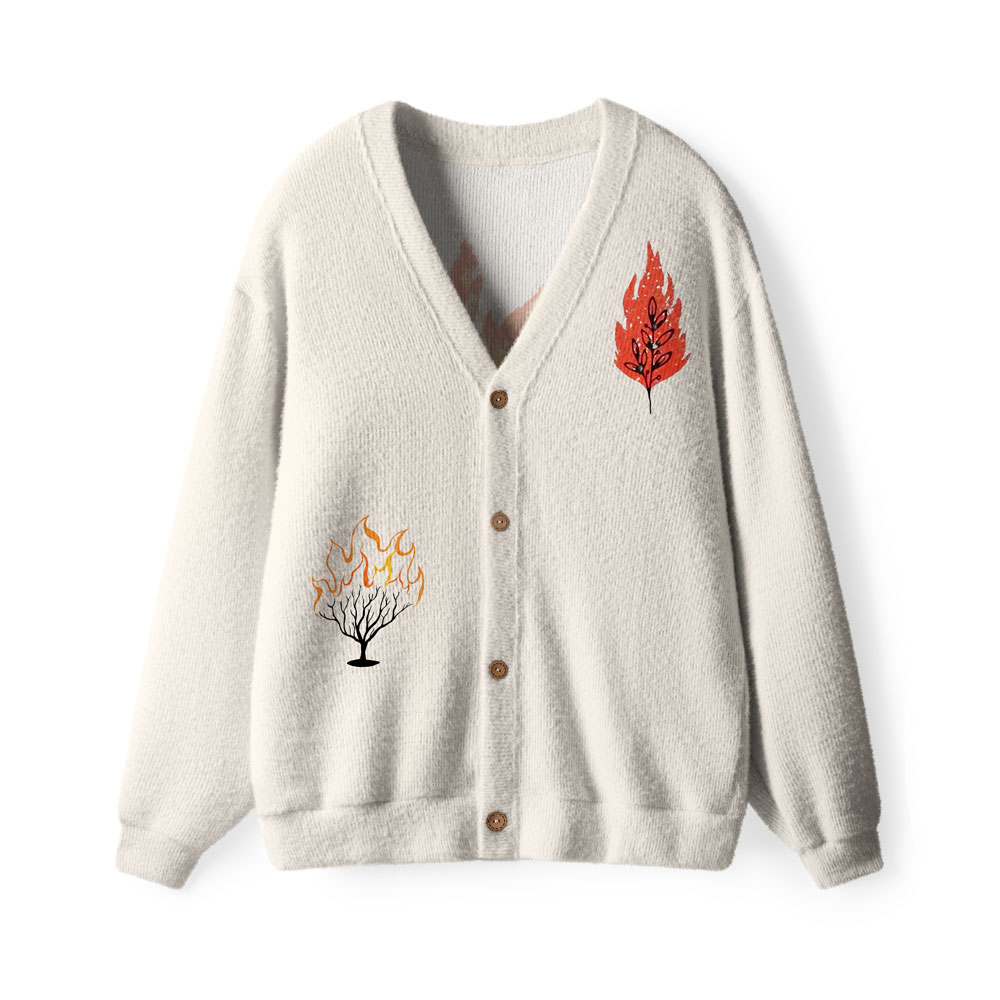 I Am Who I Am Furry Christian Lightweight Cardigan