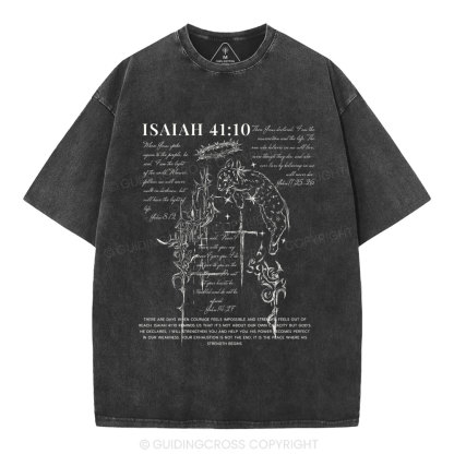 I Am With You Christian Washed T-Shirt