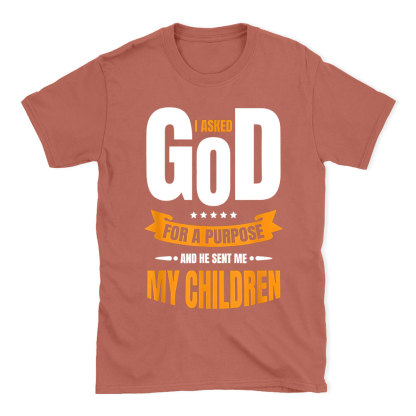I Asked God For A Purpose Christian T-Shirt