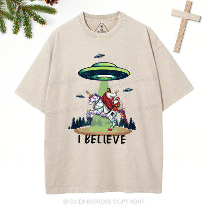 I Believe Christian Washed T-Shirt