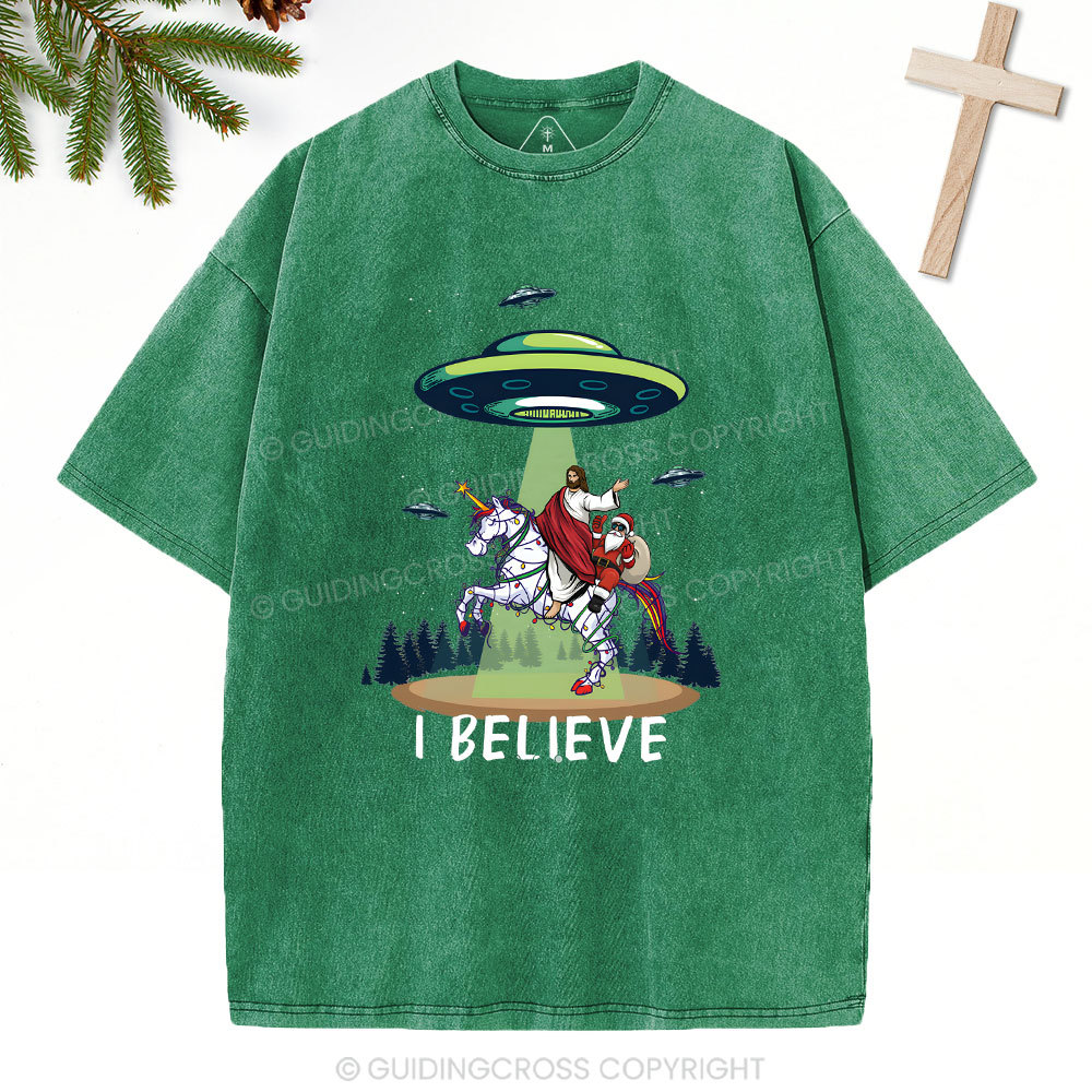 I Believe Christian Washed T-Shirt