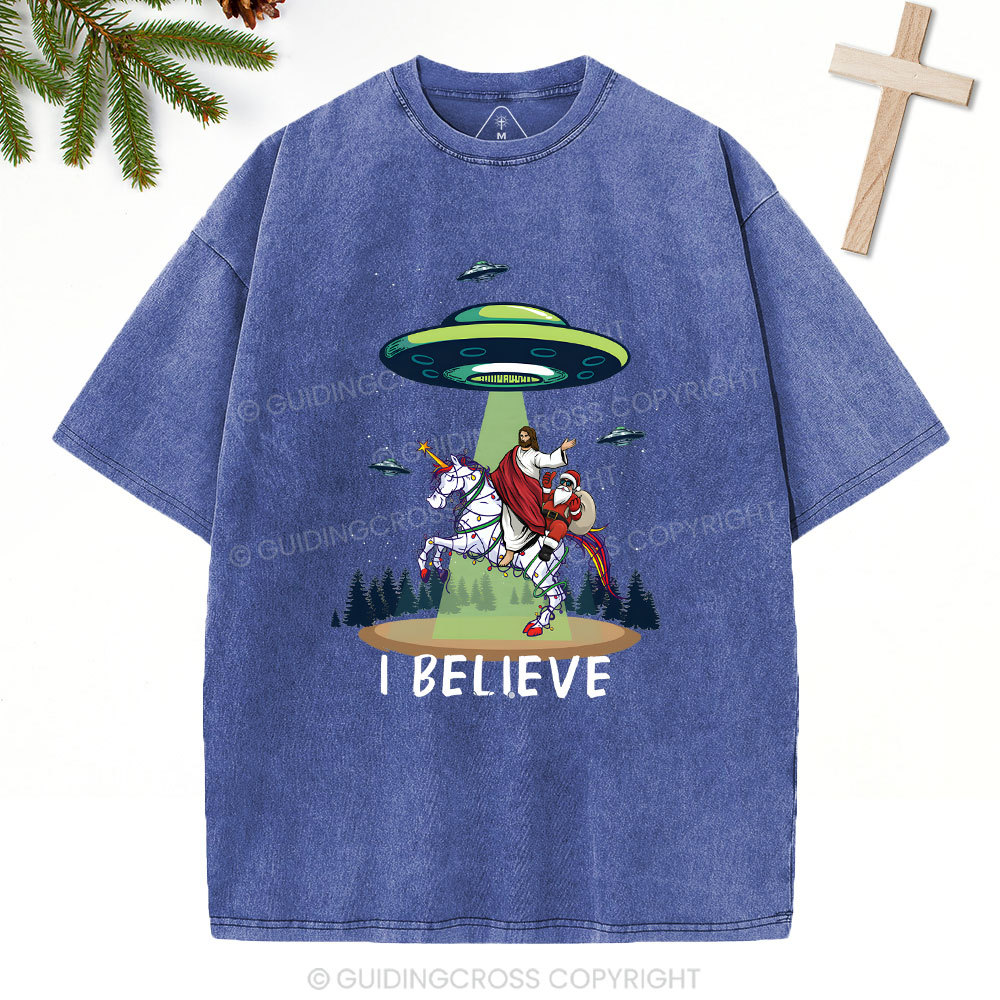 I Believe Christian Washed T-Shirt