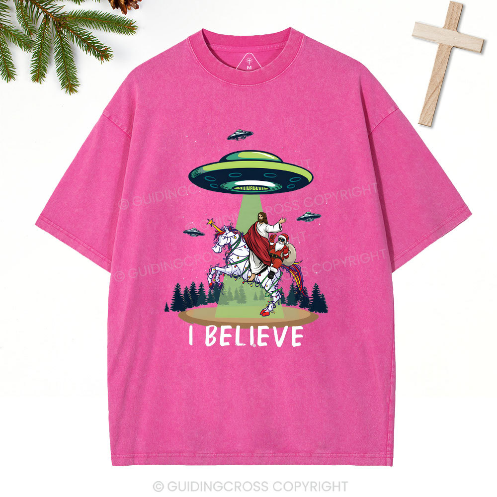 I Believe Christian Washed T-Shirt