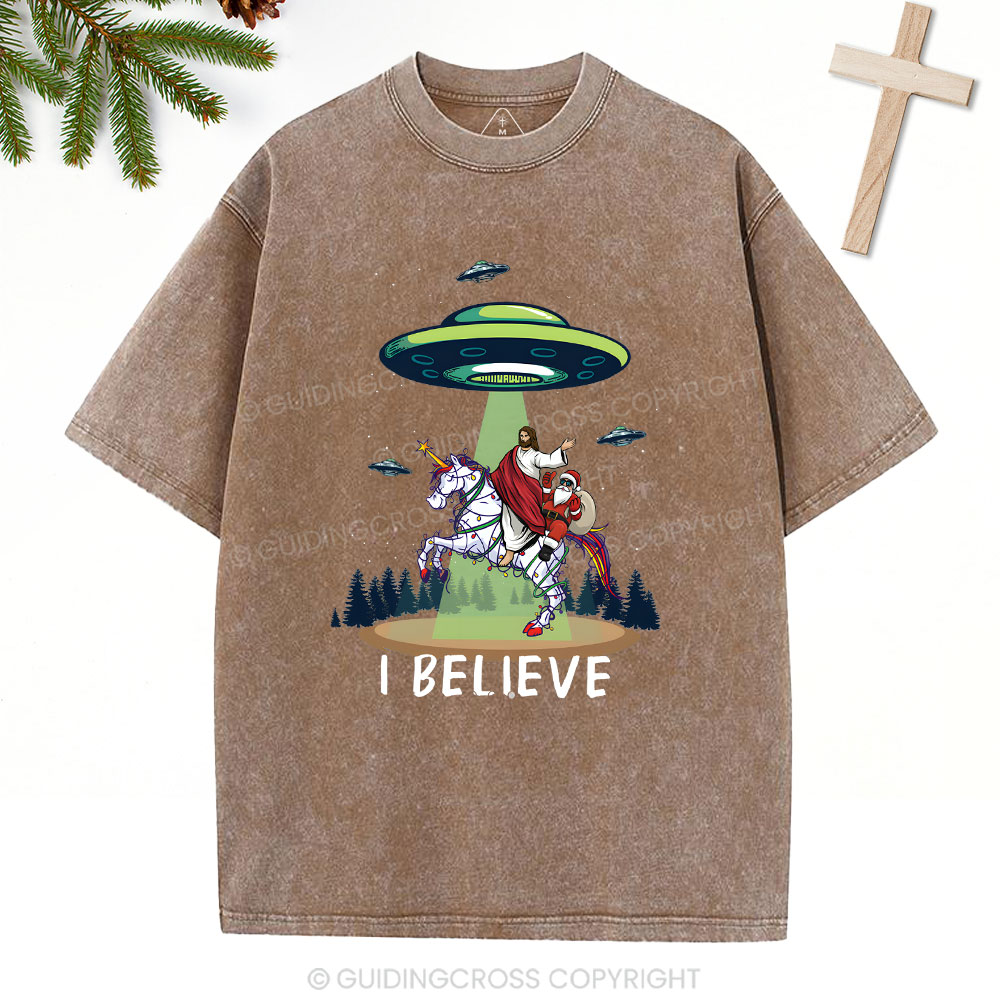 I Believe Christian Washed T-Shirt