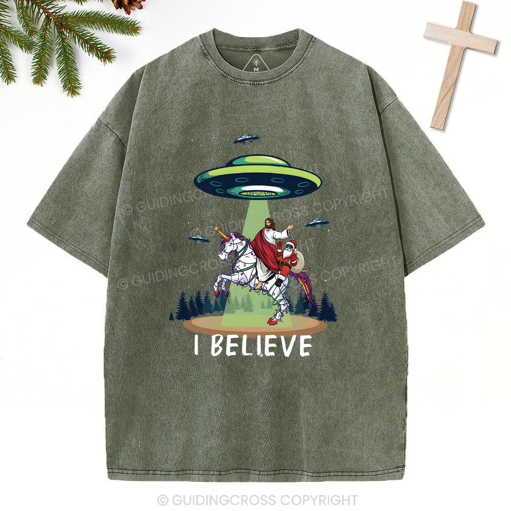 I Believe Christian Washed T-Shirt