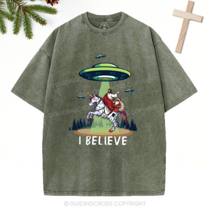 I Believe Christian Washed T-Shirt