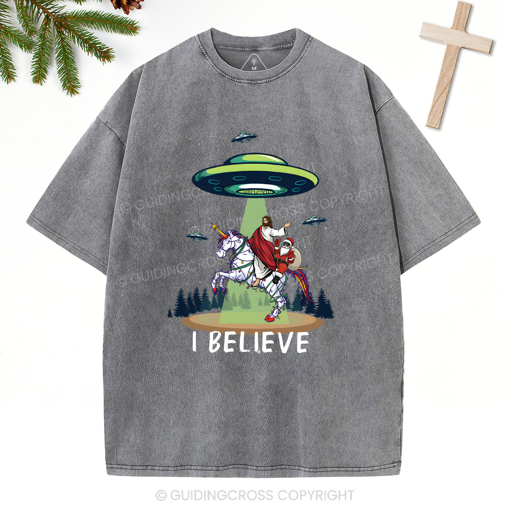 I Believe Christian Washed T-Shirt