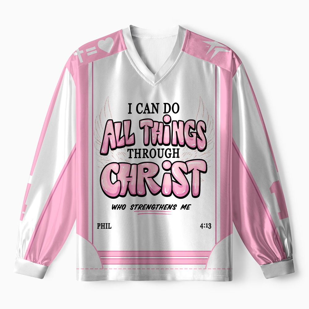 I Can Do All Thing Through Christ Christian Long Sleeve Jersey