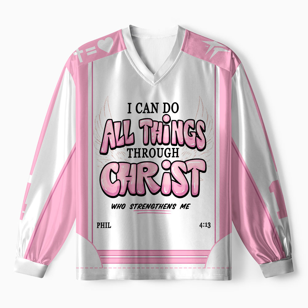 I Can Do All Thing Through Christ Christian Long Sleeve Jersey