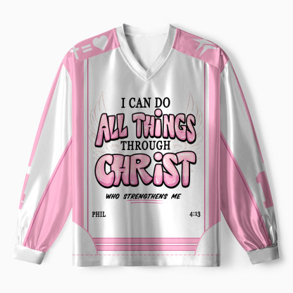 I Can Do All Thing Through Christ Christian Long Sleeve Jersey