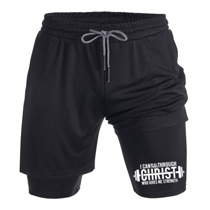 I Can Do All Thing With Christ Christian Performance Shorts