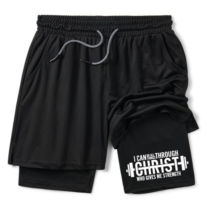 I Can Do All Thing With Christ Christian Performance Shorts